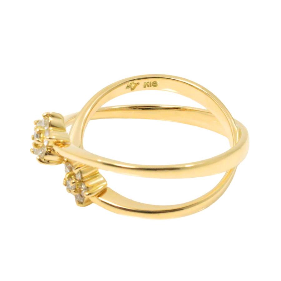 Ponte Vecchio ポンテヴェキオ 11号 リング ダイヤ 0.27ct K18 YG  