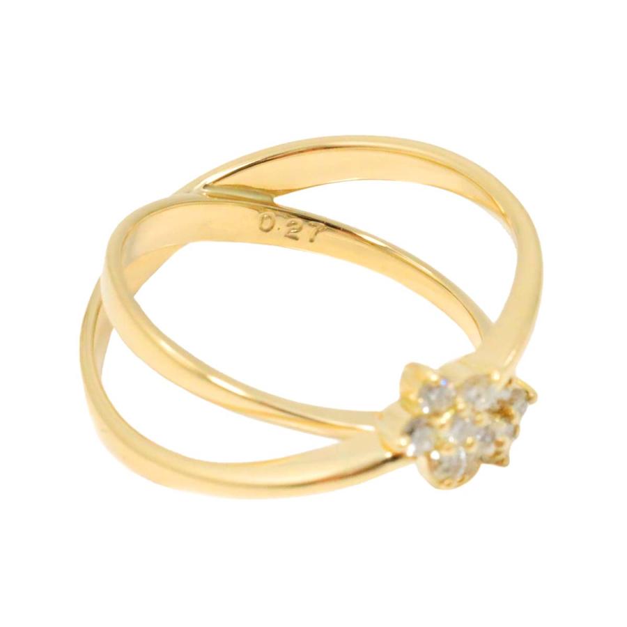 Ponte Vecchio ポンテヴェキオ 11号 リング ダイヤ 0.27ct K18 YG  