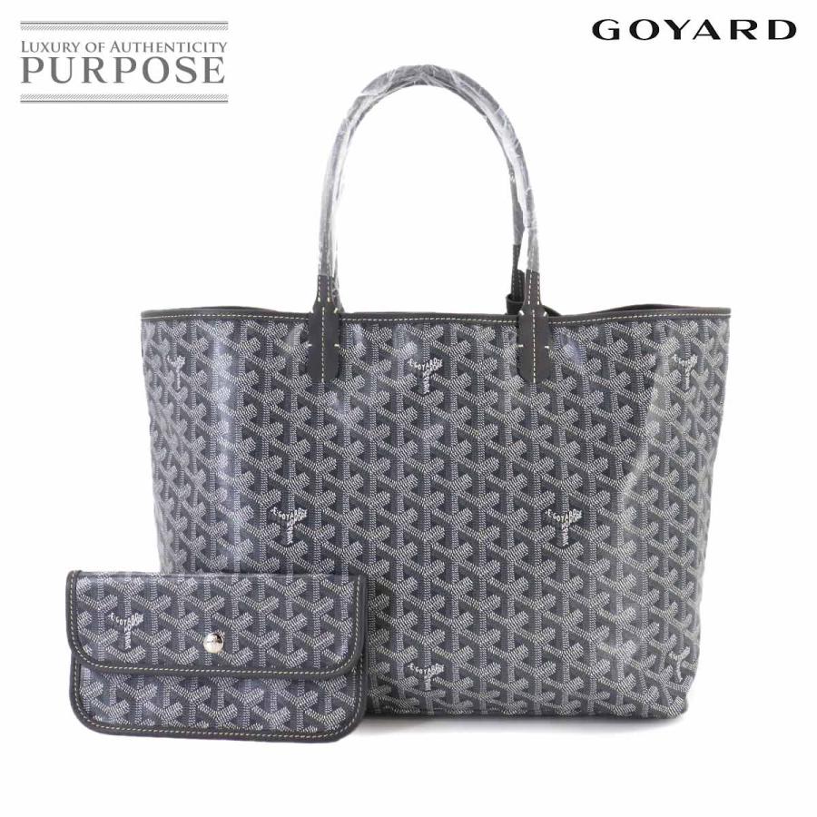 未使用 展示品 ゴヤール GOYARD サンルイ PM トート バッグ PVC レザー 