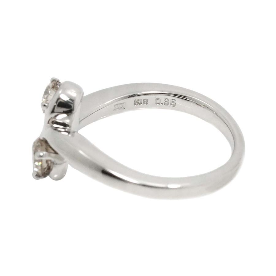 カシケイ KASHIKEY フロート 8号 リング ブラウン ダイヤ 0.35ct K18  