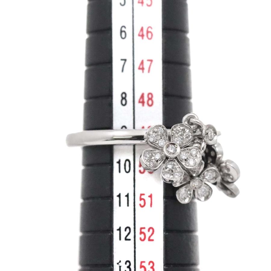 Ponte Vecchio ポンテヴェキオ 9.5号 リング ダイヤ 0.32ct K18 WG 