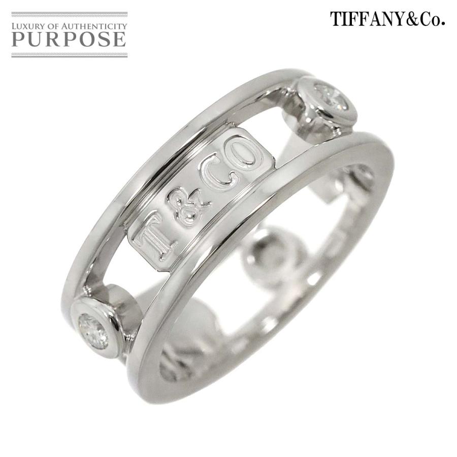 ティファニー TIFFANY&Co. 1837 エレメント 9号 リング ダイヤ K18 WG 