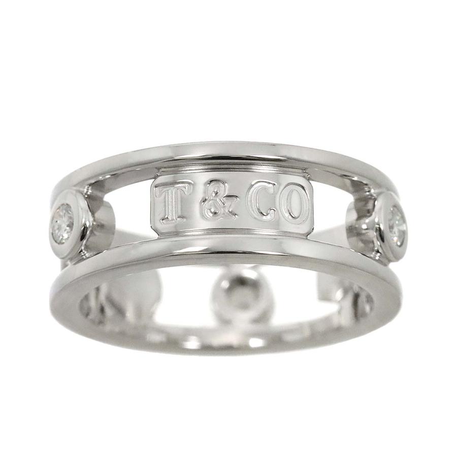 ティファニー TIFFANY&Co. 1837 エレメント 9号 リング ダイヤ K18 WG 