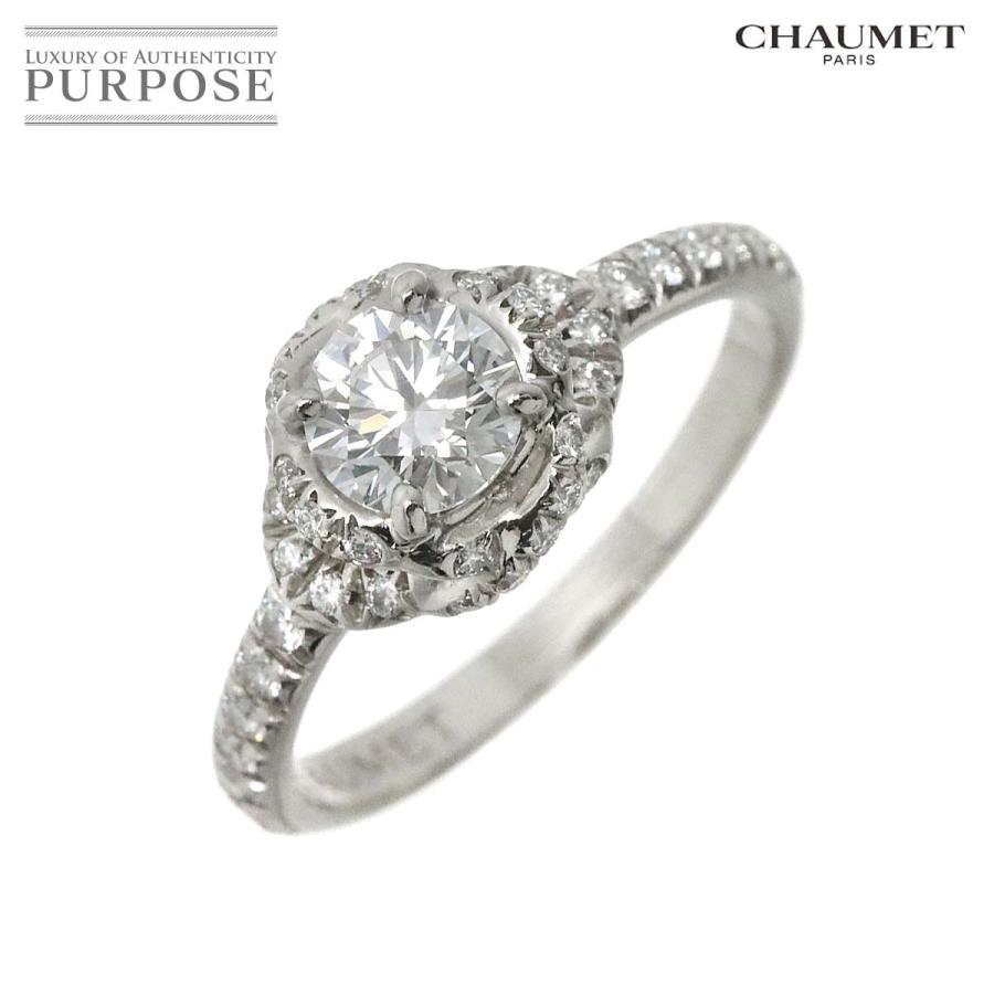 ショーメ CHAUMET リアン ダムール ソリテール ダイヤ 0.50ct D 