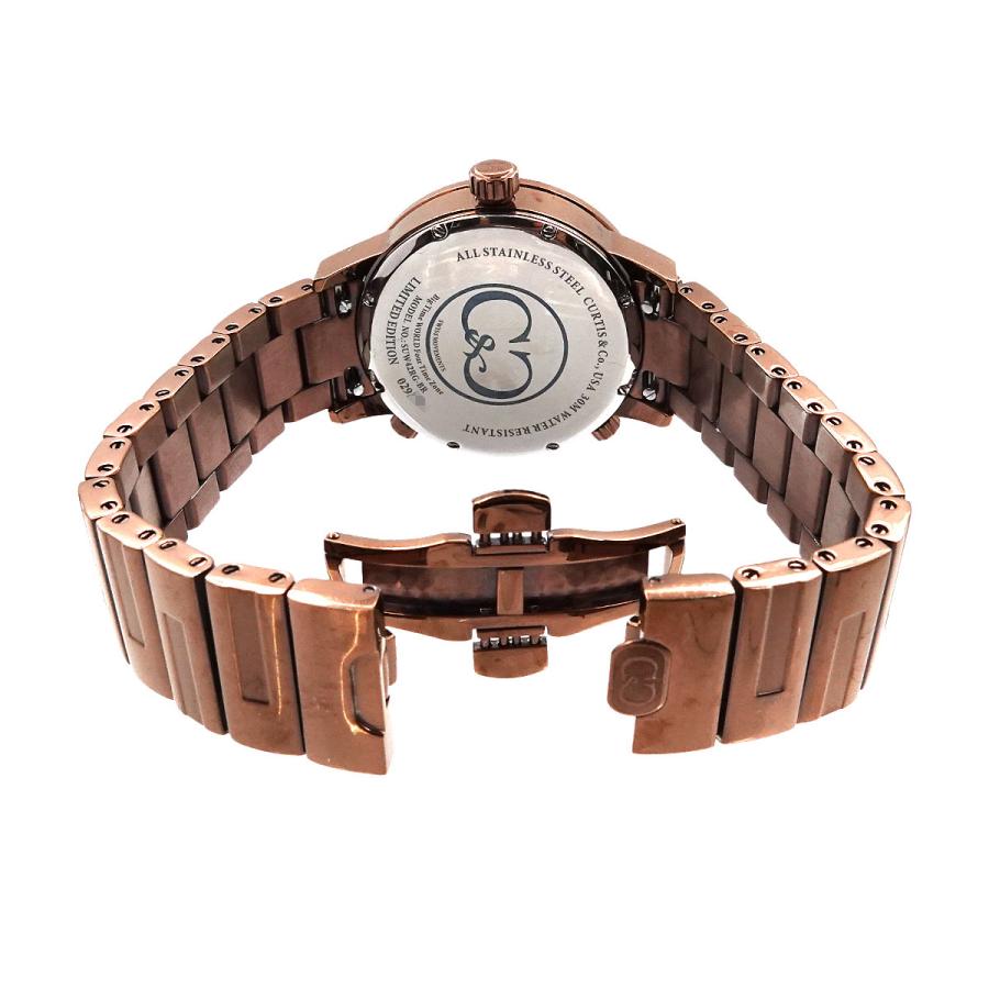 カーティス CURTIS＆Co. ビッグタイムワールド 3タイムゾーン SUW42RG 