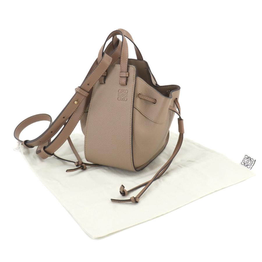 未使用 展示品 ロエベ LOEWE ハンモック ドローストリング ミニ 2way 