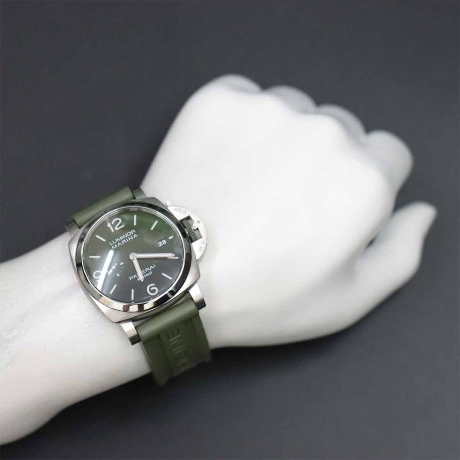 パネライ PANERAI ルミノールマリーナ eスチール Verde Smeraldo  