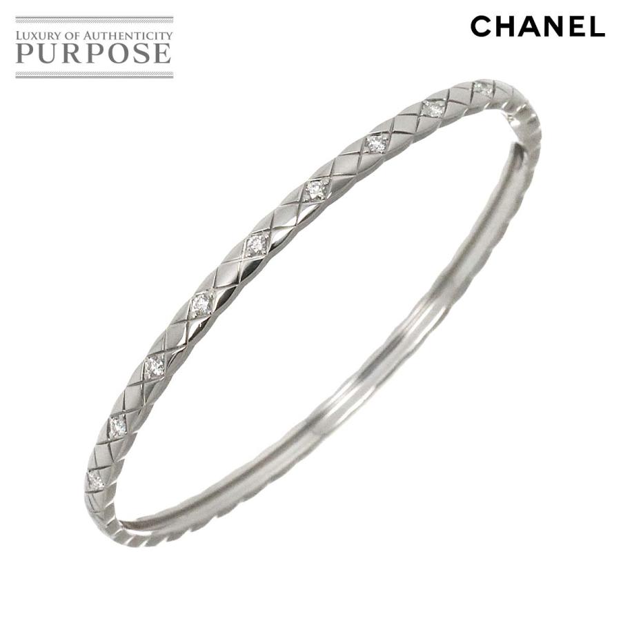 シャネル CHANEL ココクラッシュ ダイヤ ブレスレット L 17.5cm K18 WG 