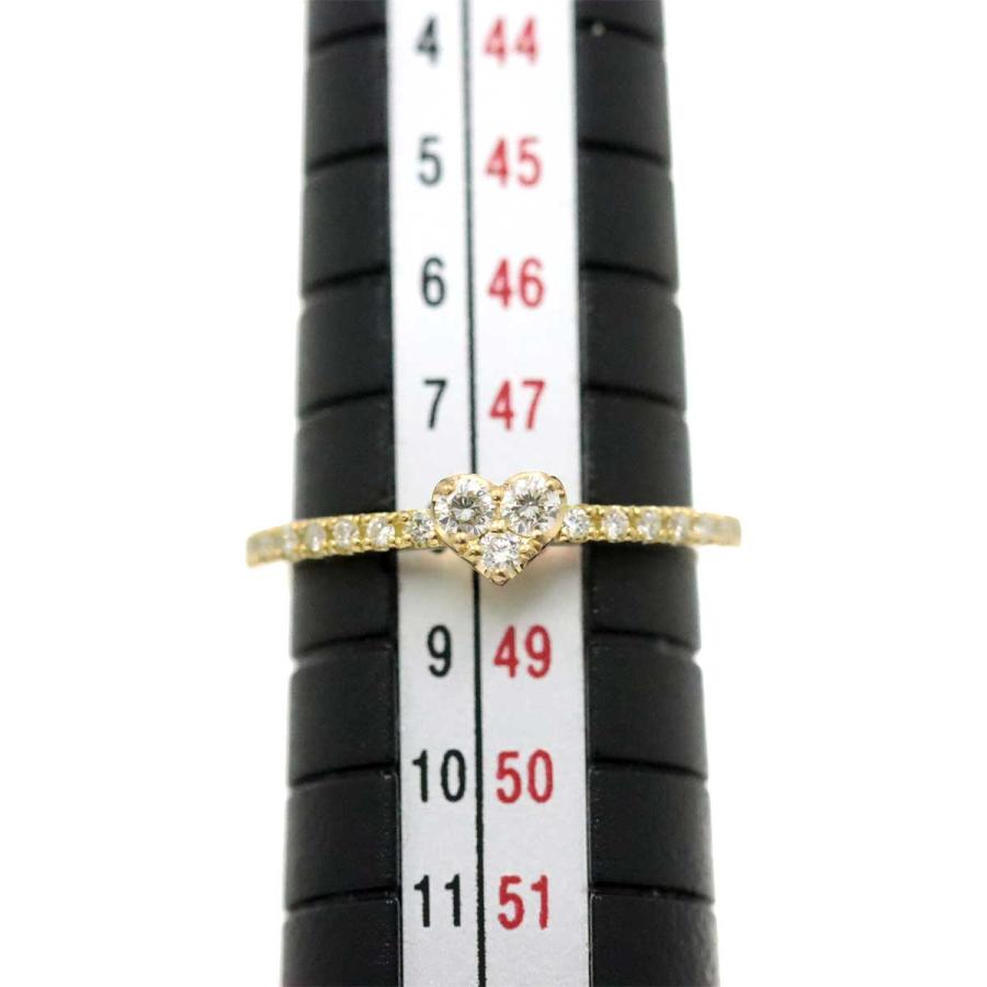 Ponte Vecchio ポンテヴェキオ 8号 リング ダイヤ 0.18ct K18 YG 