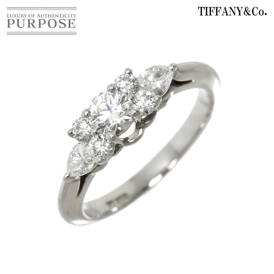 ティファニー TIFFANY&Co. セブンストーン 8号 リング ダイヤ Pt  