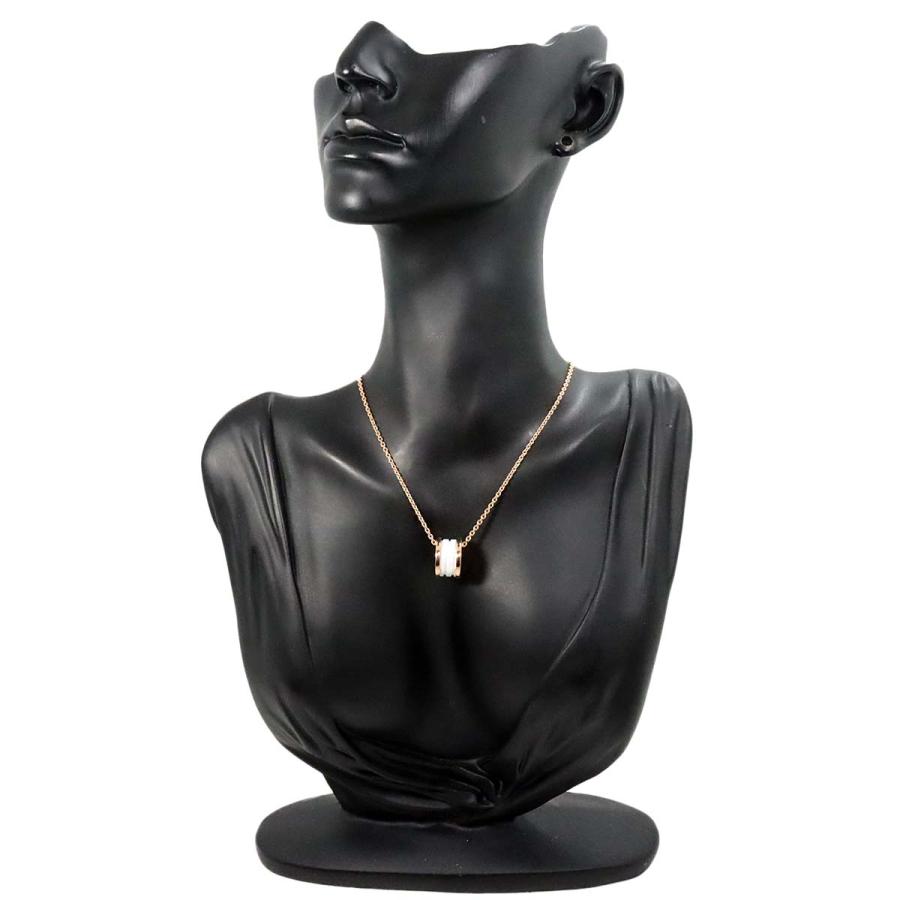 BVLGARI ブルガリ ビーゼロワン ネックレス 46cm ホワイトセラミック 