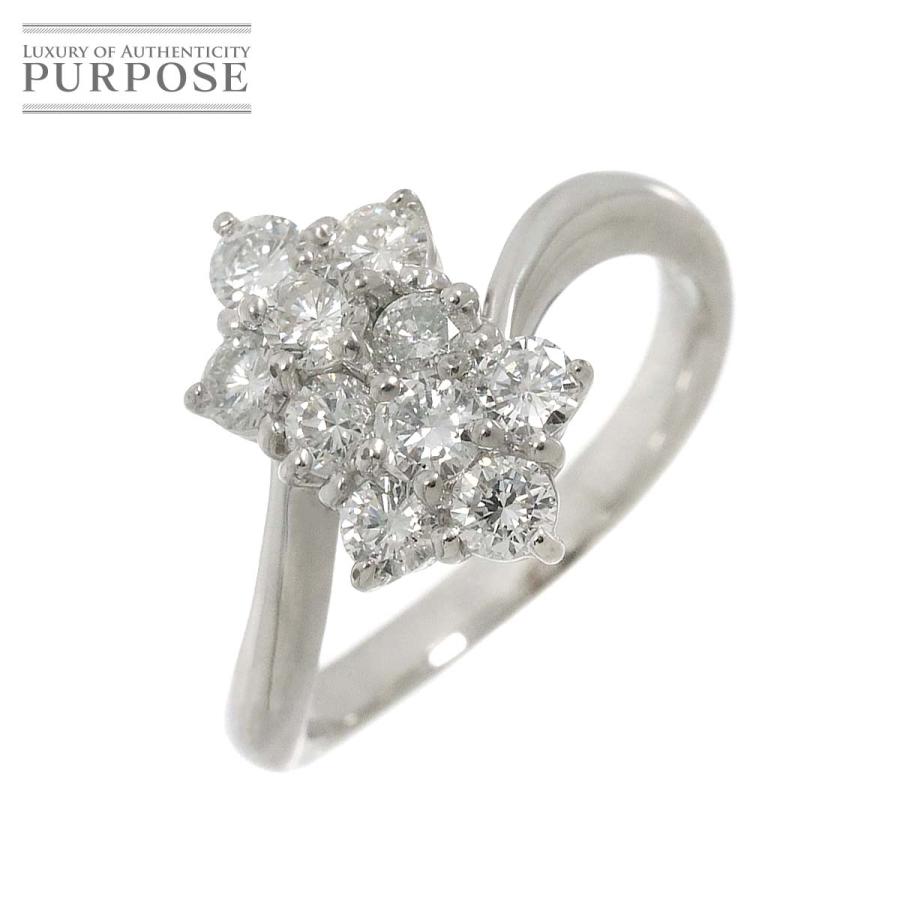 リング 13号 ダイヤ 1.00ct Pt プラチナ 指輪 Diamond Ring 90249553  