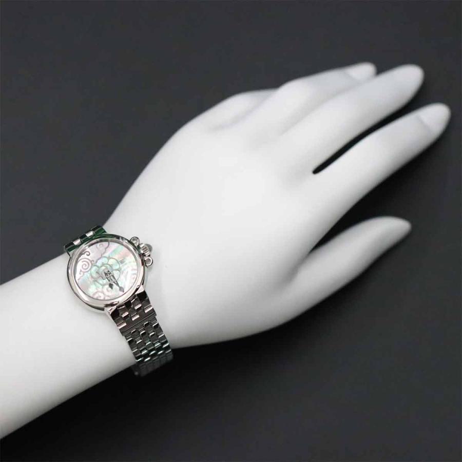 チューダー クレアドゥローズ シェル文字盤 自動巻き バラ ローズ