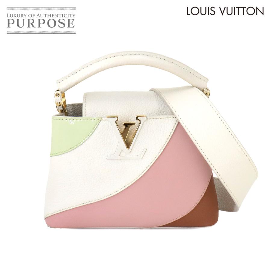 新品同様 ルイ ヴィトン LOUIS VUITTON カプシーヌ MINI 2way ハンド 