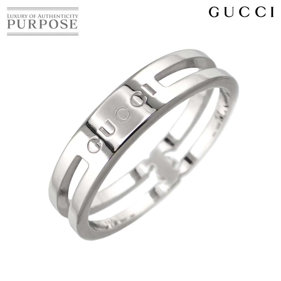 GUCCI グッチ インフィニティ #11 リング K18 WG ホワイトゴールド 750 