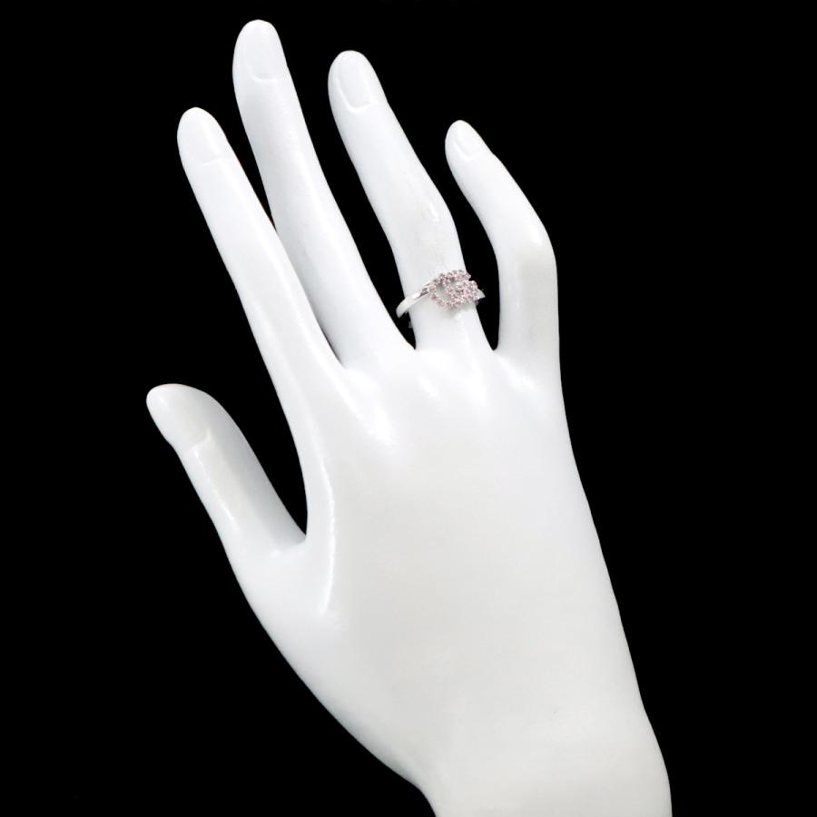 GUCCI グッチ GGランニング #11 リング ピンクトパーズ K18 WG  