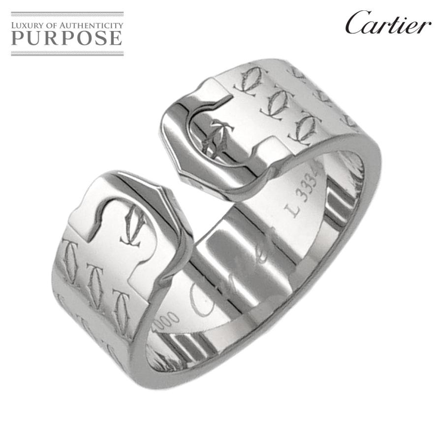 カルティエ Cartier C2 #59 リング K18 WG ホワイトゴールド 750 指輪  