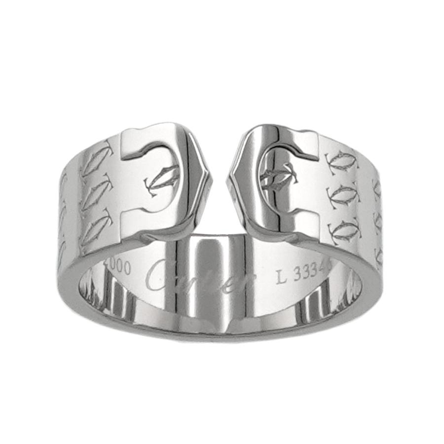 カルティエ Cartier C2 #59 リング K18 WG ホワイトゴールド 750 指輪 