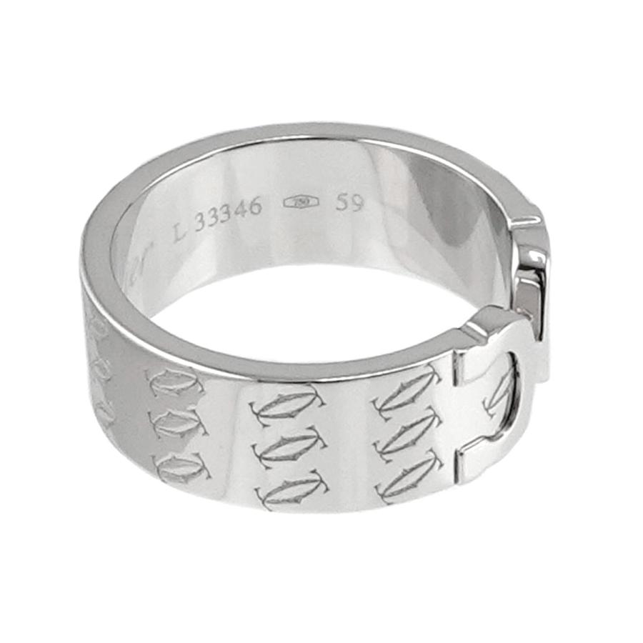 カルティエ Cartier C2 #59 リング K18 WG ホワイトゴールド 750 指輪 