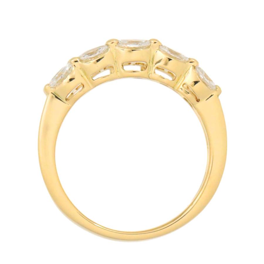 リング 13.5号 ダイヤ 2.07ct K18 YG イエローゴールド 750 指輪  