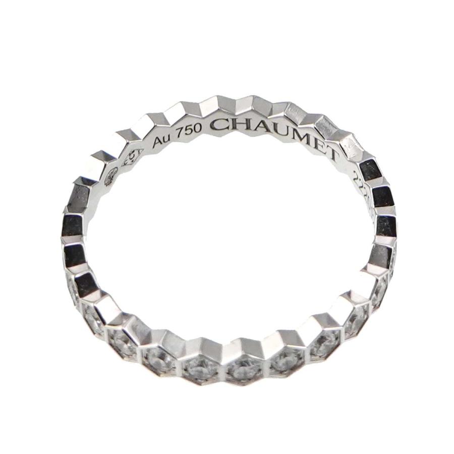 CHAUMET ショーメ ビーマイラブ #49 リング フルダイヤ K18 WG 