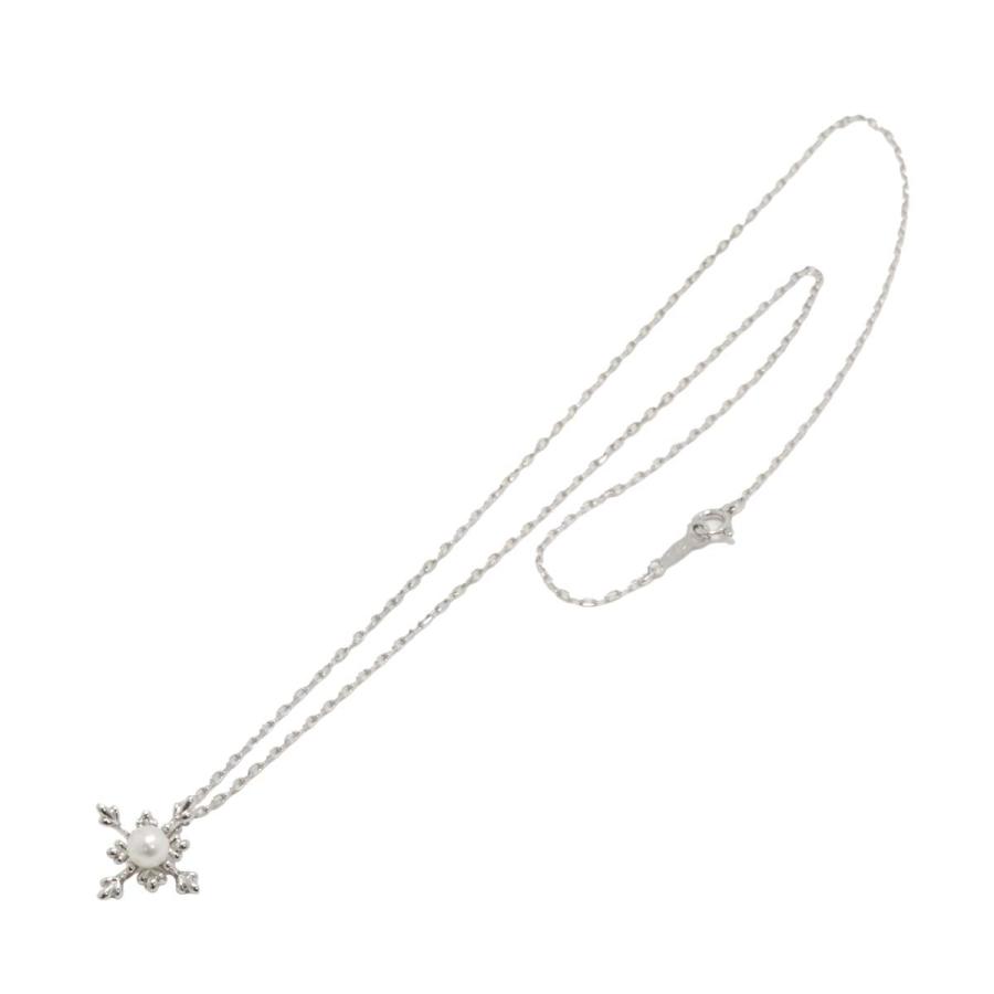 MIKIMOTO ミキモト アコヤ真珠 4.7mm ネックレス 40cm K18 WG
