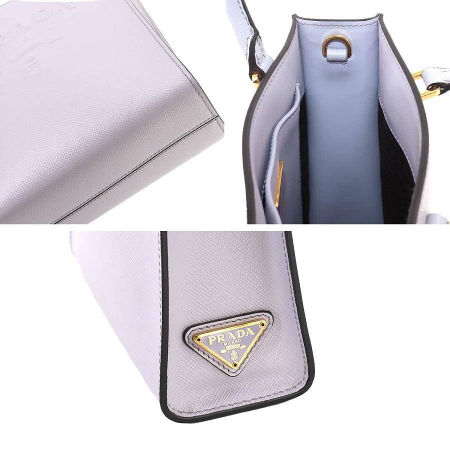 PRADA 新品同様 プラダ サフィアーノ 2way ハンド ショルダー バッグ 