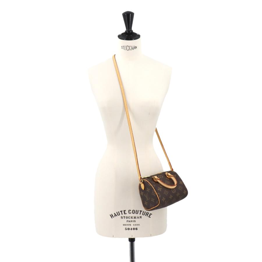 LOUIS VUITTON 新品同様 ルイ ヴィトン モノグラム ナノ スピーディ  