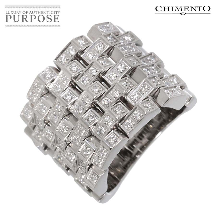 CHIMENTO キメント 14号 リング ダイヤ K18 WG ホワイトゴールド 750  