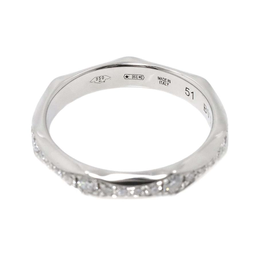 BVLGARI ブルガリ インフィニート #51 リング フルダイヤ Pt プラチナ 
