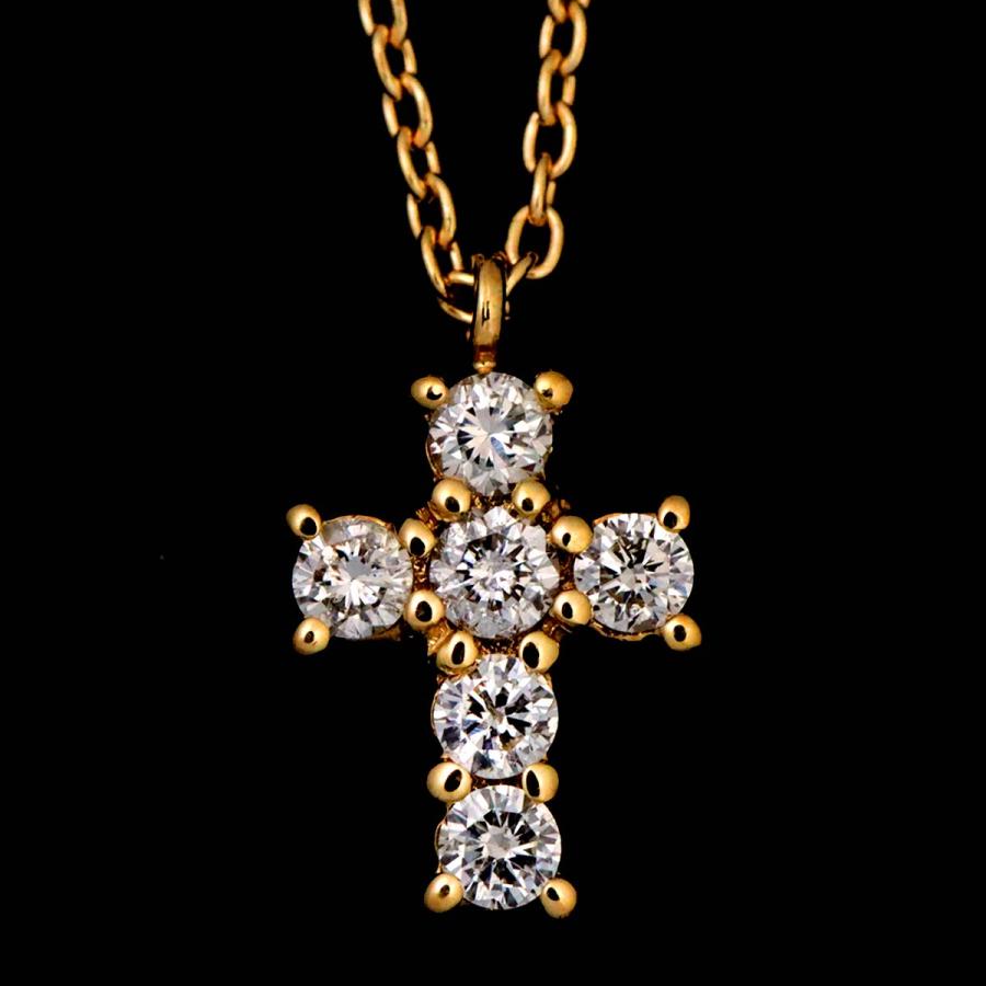 ヴォンドーム青山　K18WG ダイヤ入りクロスネックレス 楽天市場】Vendome Aoyama ヴァンドーム青山 ダイヤモンドクロス