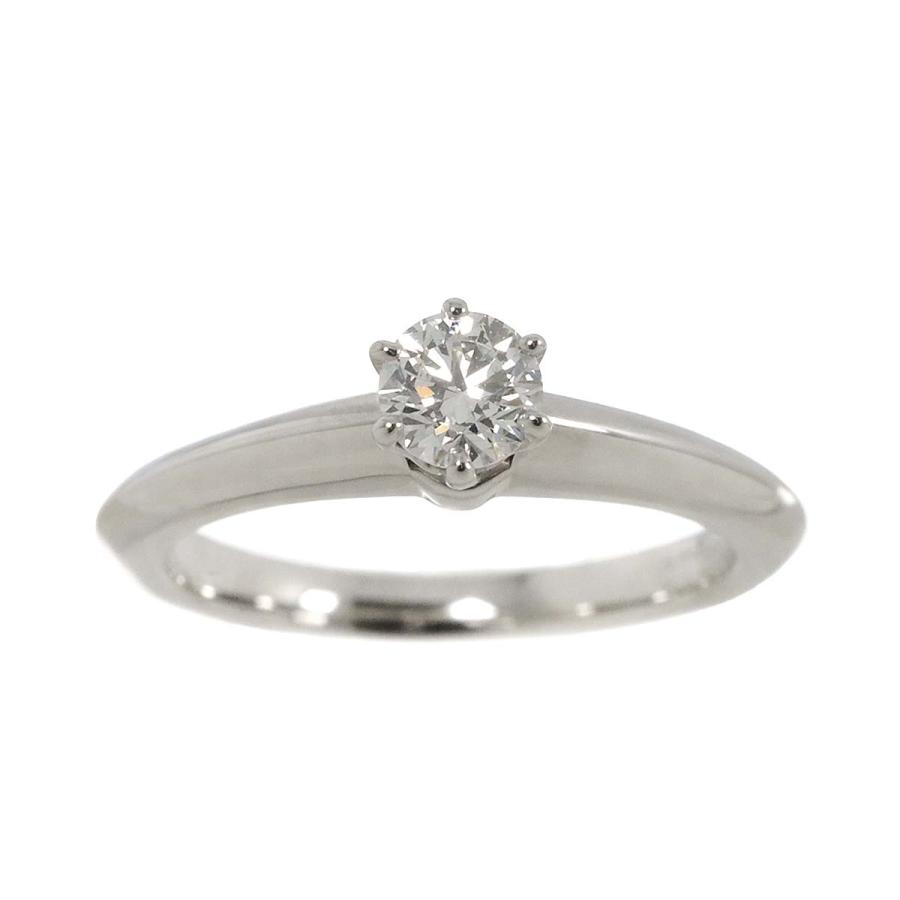 TIFFANY&Co. ティファニー ソリティア ダイヤ 0.28ct G/VS1/3EX