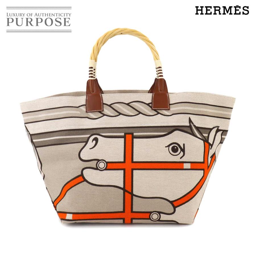 HERMES 未使用 展示品 エルメス スティープル 31 ラージ トート バッグ 