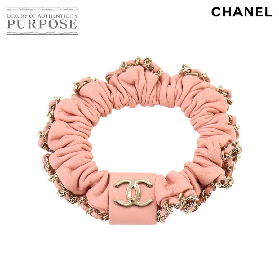 シャネルシュシュヘアゴムブレスレット