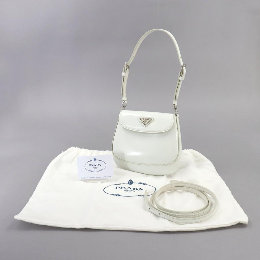 PRADA 未使用 展示品 プラダ クレオ 2way ハンド ショルダー バッグ 