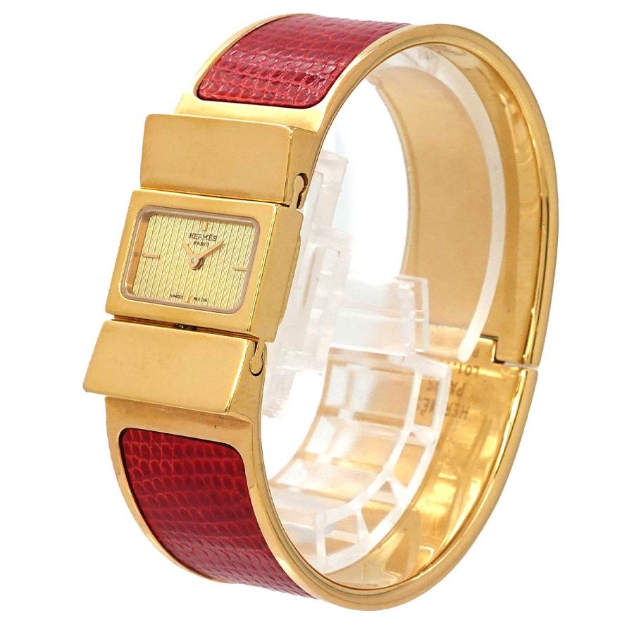 HERMES エルメス ロケ L01 201 バングル ウォッチ ヴィンテージ  