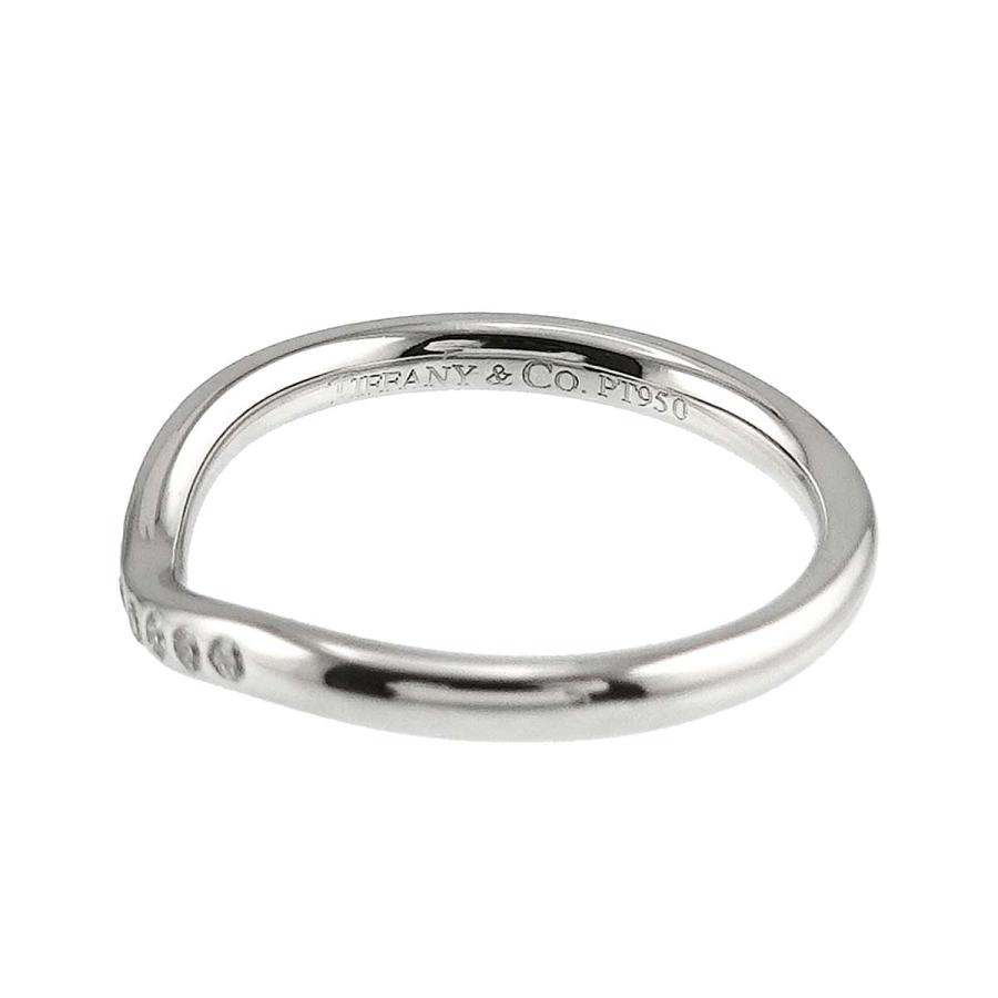 ティファニー TIFFANY&Co. カーブド バンド 7号 リング ダイヤ 幅2.2mm 