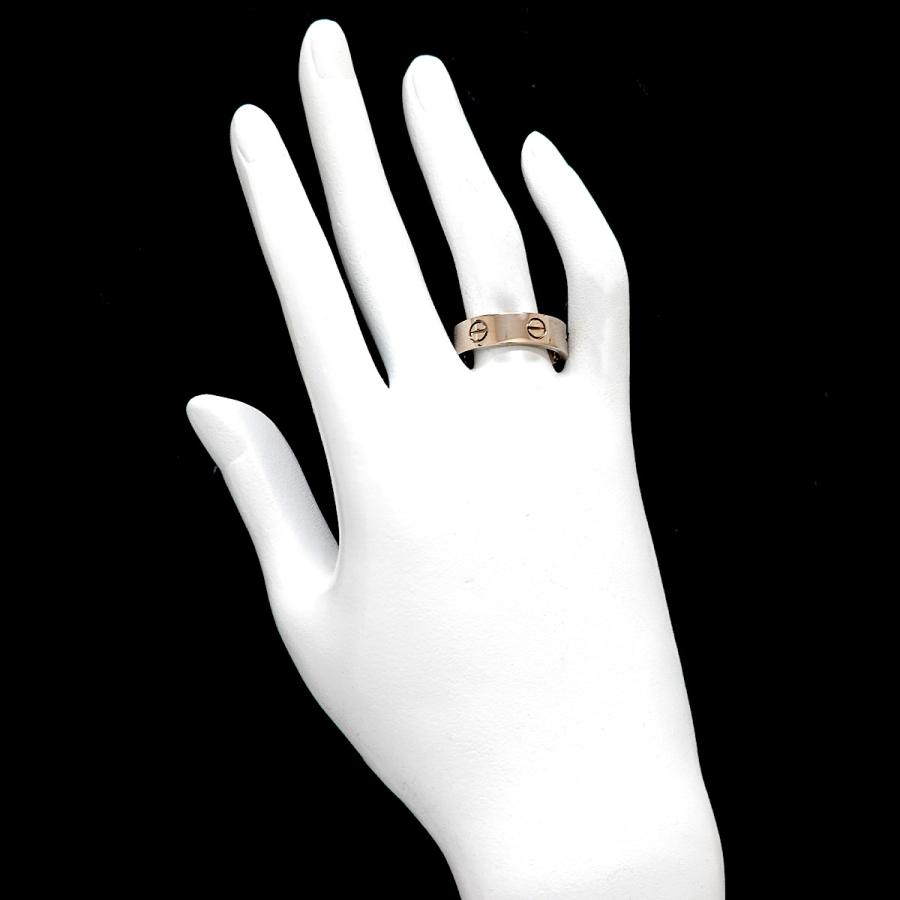 カルティエ Cartier ラブ #58 リング K18 WG ホワイトゴールド 750 