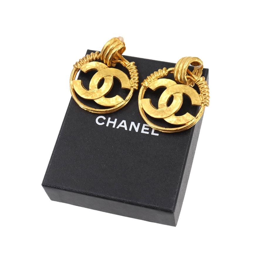未使用 展示品 シャネル CHANEL ラウンド型 ココマーク イヤリング ゴールド 94P アクセサリー ヴィンテージ 90257386_1