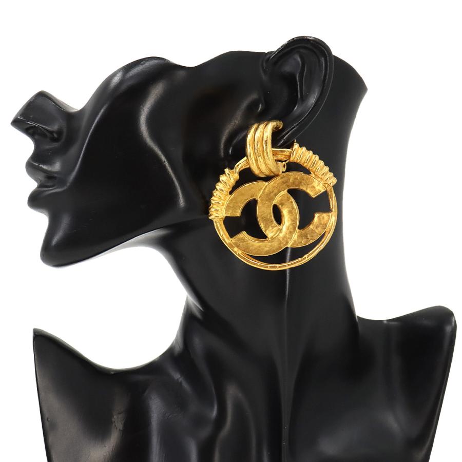 未使用 展示品 シャネル CHANEL ラウンド型 ココマーク イヤリング ゴールド 94P アクセサリー ヴィンテージ 90257386_4