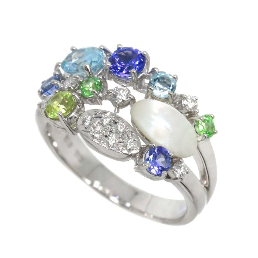 TASAKI タサキ K18WG ホワイトゴールド リング・指輪 サファイア  