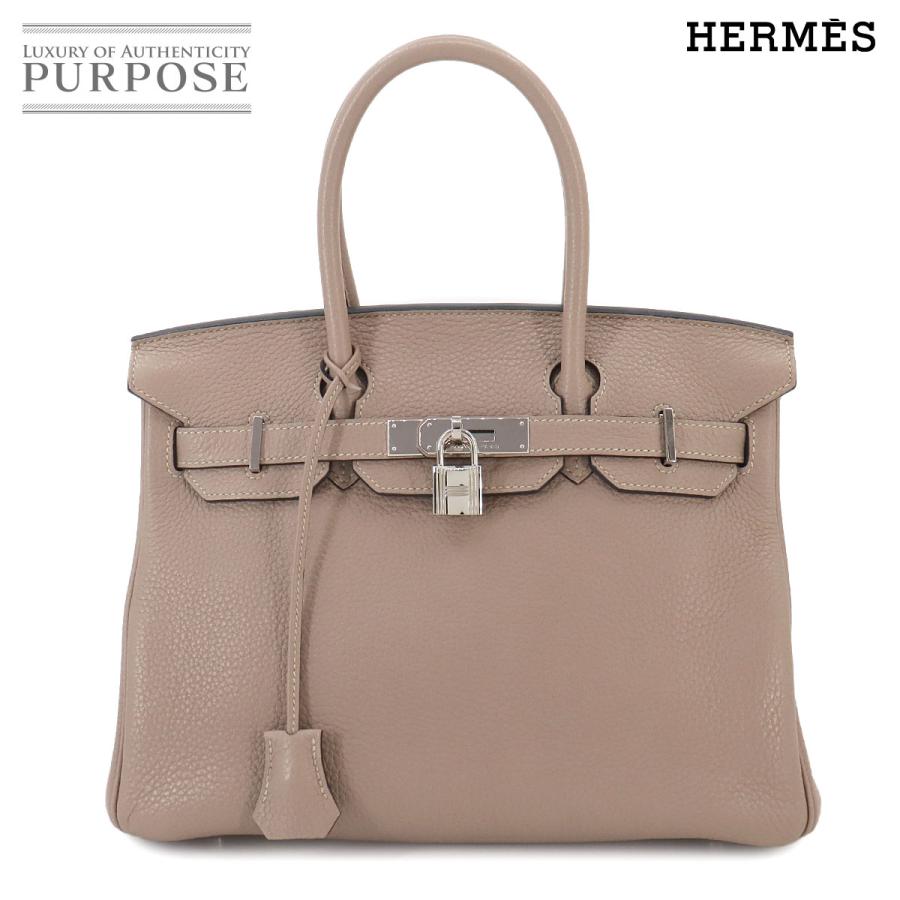 HERMES エルメス バーキン30 ハンド バッグ トリヨンクレマンス トゥル 