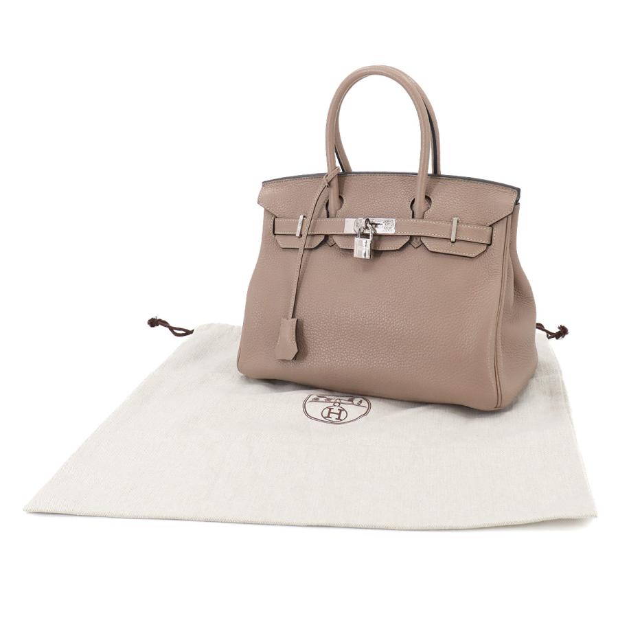HERMES エルメス バーキン30 ハンド バッグ トリヨンクレマンス トゥル  