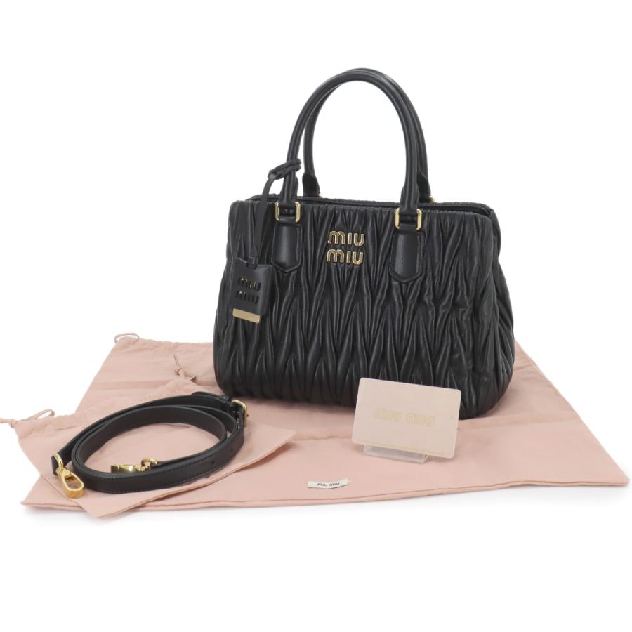 miu 未使用 展示品 ミュウミュウ MIUMIU マテラッセ 2way ハンド 