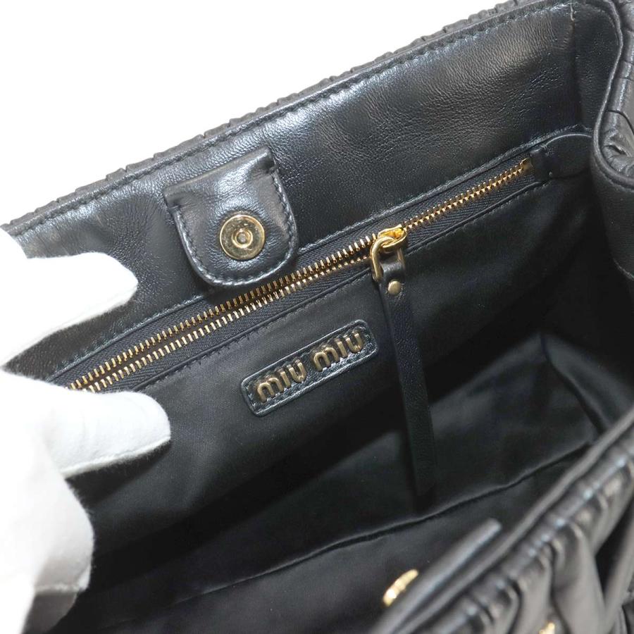 miu 未使用 展示品 ミュウミュウ MIUMIU マテラッセ 2way ハンド 