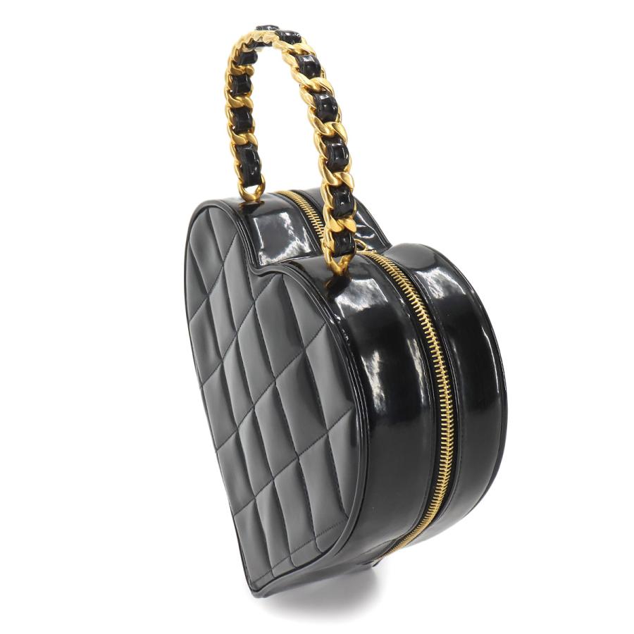 CHANEL 新品同様 シャネル マトラッセ ハート バニティ バッグ 