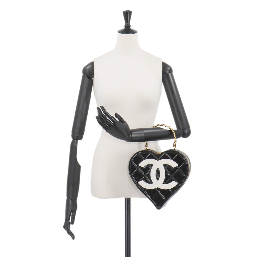 CHANEL 新品同様 シャネル マトラッセ ハート バニティ バッグ 