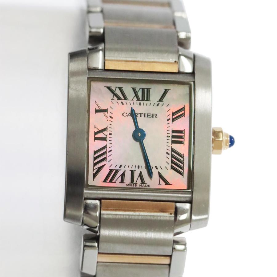 Cartier カルティエ タンクフランセーズSM コンビ W51027Q4 レディース