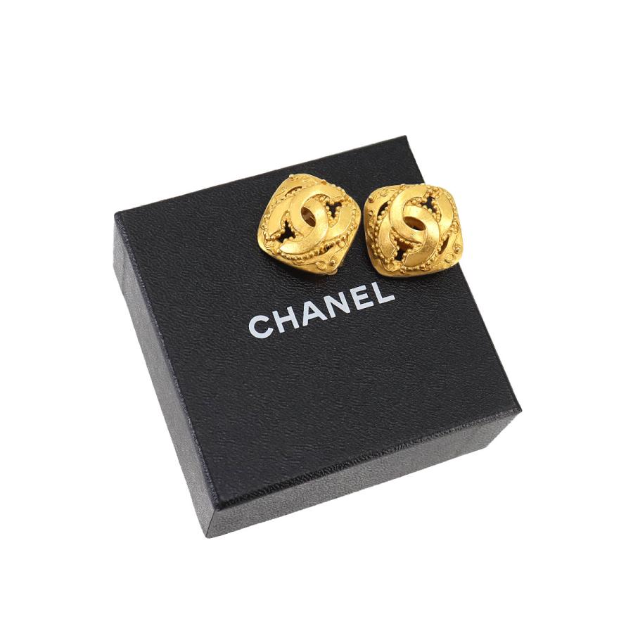 CHANEL（シャネル） ココマーク ひし形 イヤリング ゴールド 96A 