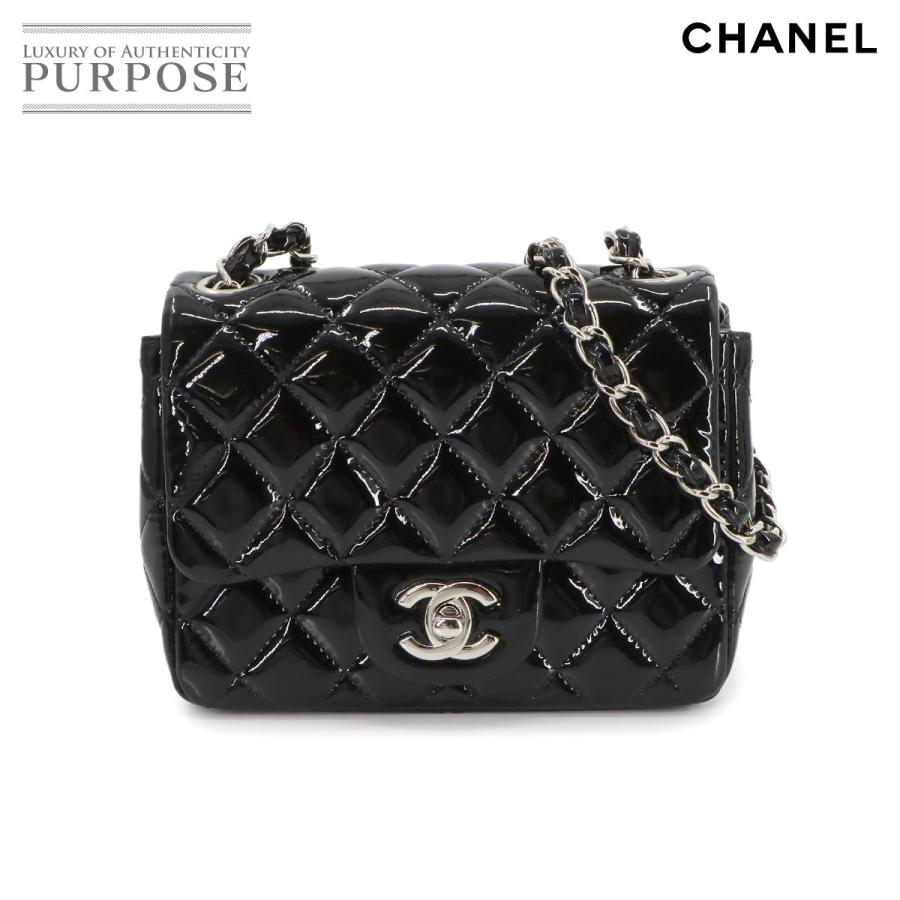 CHANEL 未使用 展示品 シャネル ミニ マトラッセ チェーン ショルダー 
